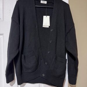 Aritzia Black Merino Wool Sweater